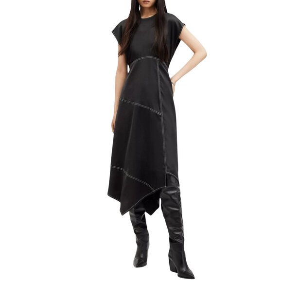 AllSaints AGNESAsymmetric Dress Size 8-M US, 12UK NEW,All Products : American Fashion Style Bags On Sale